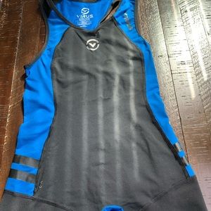 Virus Elevate 2.0 Singlet Size M Black/Blue